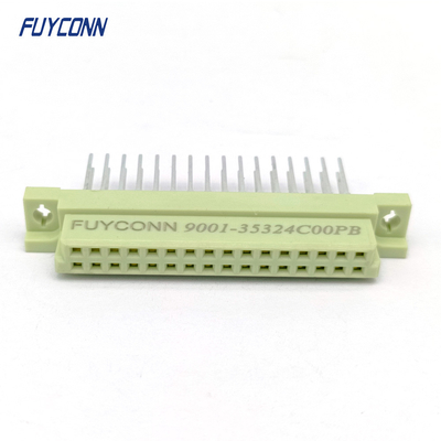 DIN41612 13mm Connector 2*16P 32pin พิมพ์ Pin DIN41612 ผู้หญิง Connector