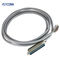 RJ21 IDC Cable Assembly 90 องศาหรือ 45 องศา Metal Cover Outlet