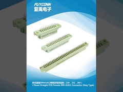 ขั้วต่อ DIN 41612 2 แถวขั้วต่อ PCB ตัวผู้และตัวเมีย Eurocard