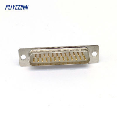 ชาย Solder Cup Machine Pin DB Connector 9 15 25 37 Pos เครื่องเชื่อม D-SUB