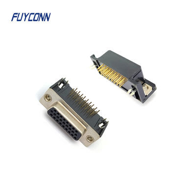 PCB ความหนาแน่นสูง D-SUB Connector หญิง, 15pin 26pin 44pin 62pin DSUB Connector