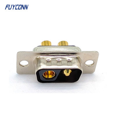 2V2 D-SUB พลังงานเชื่อมต่อ Solder Male 2pin DB เชื่อมต่อ