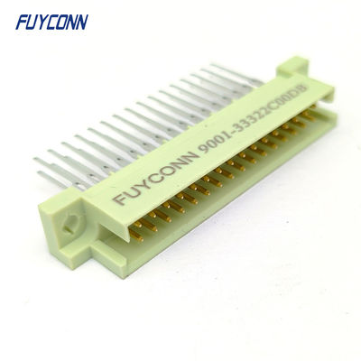 32Pin DIN41612 ตัวเชื่อมชาย W / 15mm ทอร์มิเนล 2 * 16P กด Pin 41612 ตัวเชื่อม