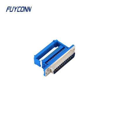 25Pin IDC ริบบอนเนคเตอร์ เพศชาย Crimping ประเภทริบบอน D-SUB Connector