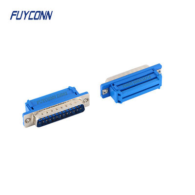 25Pin IDC ริบบอนเนคเตอร์ เพศชาย Crimping ประเภทริบบอน D-SUB Connector