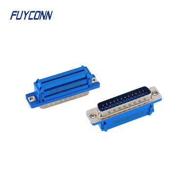 25Pin IDC ริบบอนเนคเตอร์ เพศชาย Crimping ประเภทริบบอน D-SUB Connector