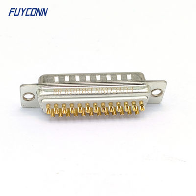 ชาย Solder Cup Machine Pin DB Connector 9 15 25 37 Pos เครื่องเชื่อม D-SUB