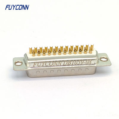 ชาย Solder Cup Machine Pin DB Connector 9 15 25 37 Pos เครื่องเชื่อม D-SUB