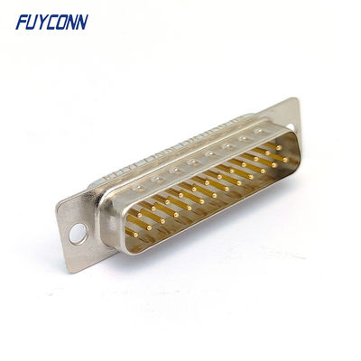 ชาย Solder Cup Machine Pin DB Connector 9 15 25 37 Pos เครื่องเชื่อม D-SUB