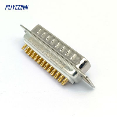 ชาย Solder Cup Machine Pin DB Connector 9 15 25 37 Pos เครื่องเชื่อม D-SUB