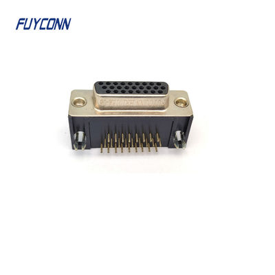 PCB ความหนาแน่นสูง D-SUB Connector หญิง, 15pin 26pin 44pin 62pin DSUB Connector