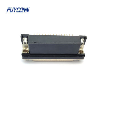 ความหนาแน่นสูง PCB มุมขวา D-SUB Connector 15 / 26 / 44 / 62 Pin ผู้หญิง DB Connector