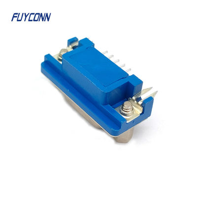 15pin ความหนาแน่นสูง D-sub Connectors PCB มุมขวา เพศหญิง HD DB Connector