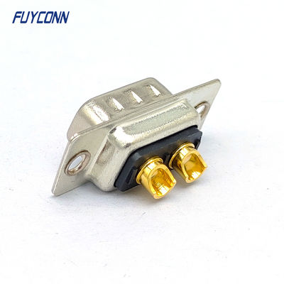 2V2 D-SUB พลังงานเชื่อมต่อ Solder Male 2pin DB เชื่อมต่อ