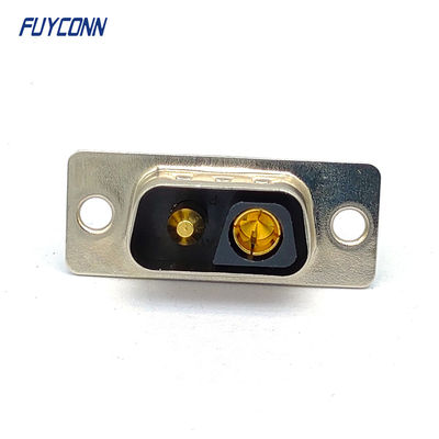 2V2 D-SUB พลังงานเชื่อมต่อ Solder Male 2pin DB เชื่อมต่อ