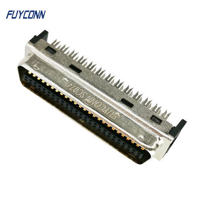 SCSI MDR Connector PCB Solder Cup IDC Crimp 1.27 มม 50 ปิน คอนเนกเตอร์ จีน