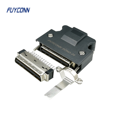 SCSI MDR Connector PCB Solder Cup IDC Crimp 1.27 มม 50 ปิน คอนเนกเตอร์ จีน