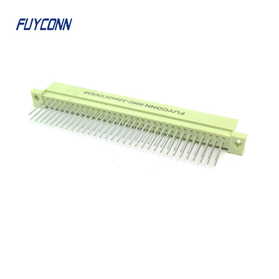 ผู้ชาย DIN41612 เครื่องเชื่อม 15 มม PCB ตรง 2 แถว 2 * 32pin 64pin เครื่องเชื่อม Eurocard