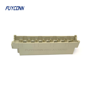 พลังงาน DIN41612 เครื่องเชื่อมจีน PCB R / A 7 + 8 15Pin 5.08mm เครื่องเชื่อมชาย