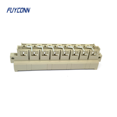 พลังงาน DIN41612 เครื่องเชื่อมจีน PCB R / A 7 + 8 15Pin 5.08mm เครื่องเชื่อมชาย