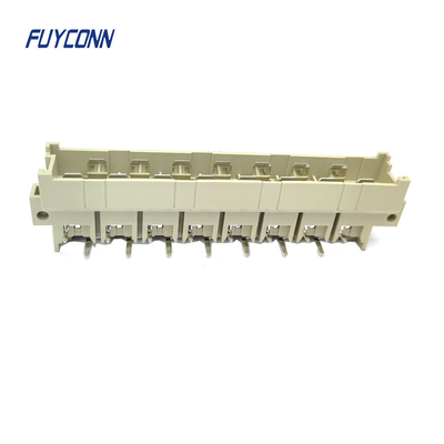 พลังงาน DIN41612 เครื่องเชื่อมจีน PCB R / A 7 + 8 15Pin 5.08mm เครื่องเชื่อมชาย