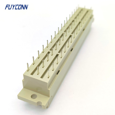 เพศหญิงพลังงาน DIN41612 เครื่องเชื่อม PCB สูง 3 * 16pin 48Pin 5.08mm Pitch Connector จีน