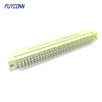PCB ไม่มี solder 3 * 32P 96pin ผู้จัดส่ง Euorcard เพศชาย DIN41612 เครื่องเชื่อม W / Harpoon