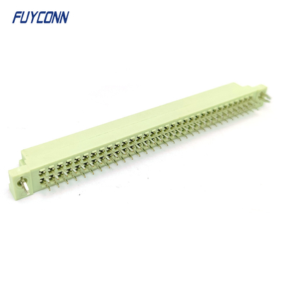 DIN41612 เครื่องเชื่อม โรงงาน 2แถว 2 * 32P 64P PCB หญิง 41612 เครื่องเชื่อม W / Harpoon