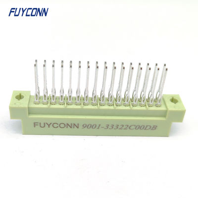 32Pin DIN41612 ตัวเชื่อมชาย W / 15mm ทอร์มิเนล 2 * 16P กด Pin 41612 ตัวเชื่อม