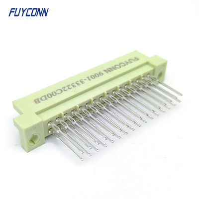 32Pin DIN41612 ตัวเชื่อมชาย W / 15mm ทอร์มิเนล 2 * 16P กด Pin 41612 ตัวเชื่อม