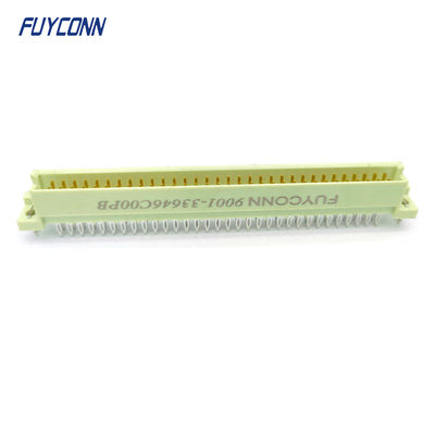 DIN41612 2 แถว Connector 64pin 2 * 32P เพศสัมผัส Pin Connector W / harpoon