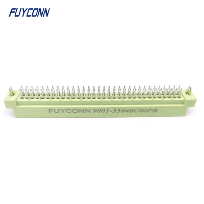 DIN41612 2 แถว Connector 64pin 2 * 32P เพศสัมผัส Pin Connector W / harpoon