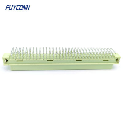 มุม DIN 41612 เครื่องเชื่อม 3 แถว 96Pin PCB หญิง 396 DIN41612 เครื่องเชื่อม