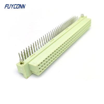 มุม DIN 41612 เครื่องเชื่อม 3 แถว 96Pin PCB หญิง 396 DIN41612 เครื่องเชื่อม