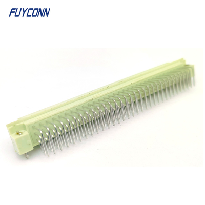 มุม DIN 41612 เครื่องเชื่อม 3 แถว 96Pin PCB หญิง 396 DIN41612 เครื่องเชื่อม