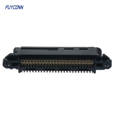 TE 229974-1 ตัวเชื่อมต่อทดแทน, ตัวเชื่อมต่อรูปตัว D 50 / 64 ตำแหน่ง, ปลั๊ก, สายเคเบิลต่อสายเคเบิล, ติดตั้งบนสายเคเบิล (แขวนลอย), ระยะห่างระหว่างศูนย์กลาง 2.16 มม. [.085 นิ้ว], ตัวเชื่อมต่อ CHAMP Docking