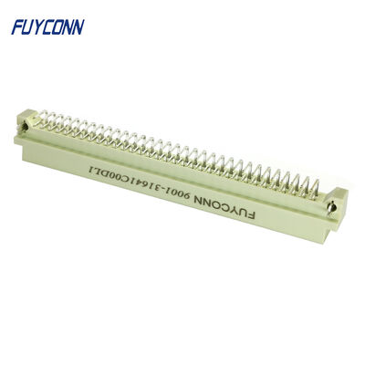 แทนที่ Harting P/N 09 02 364 6921, DIN Signal Type B Male Solder Angled w. Clip 64-Pole