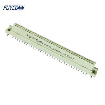 แทน Harting P/N 09 02 464 6824 DIN-Signal B064FS-2,9C1-2-clip, DIN 41612 ประเภท B หญิง solder clip 64-Pole