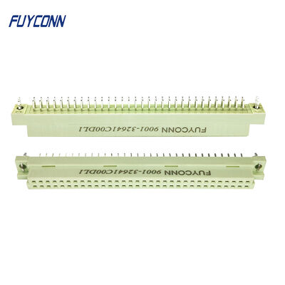 แทน Harting P/N 09 02 464 6824 DIN-Signal B064FS-2,9C1-2-clip, DIN 41612 ประเภท B หญิง solder clip 64-Pole