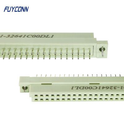 แทน Harting P/N 09 02 464 6824 DIN-Signal B064FS-2,9C1-2-clip, DIN 41612 ประเภท B หญิง solder clip 64-Pole