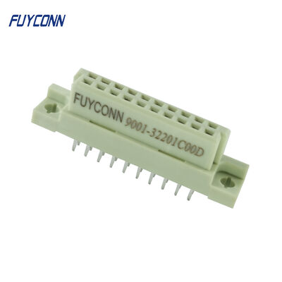 DIN สัญญาณประเภท 3B หญิง Solder 20-Pole, เปลี่ยน Harting P/N 09 24 220 6824 DIN 41612 3B020FS-2
