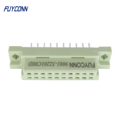 DIN สัญญาณประเภท 3B หญิง Solder 20-Pole, เปลี่ยน Harting P/N 09 24 220 6824 DIN 41612 3B020FS-2