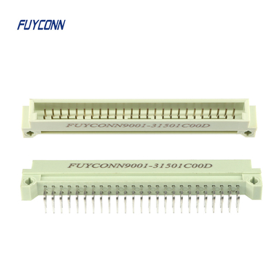 ขั้วต่อตัวผู้ 2 แถว 50 พิน 2.54 มม. ทางลาด, ขั้วต่อ PCB DIN41612