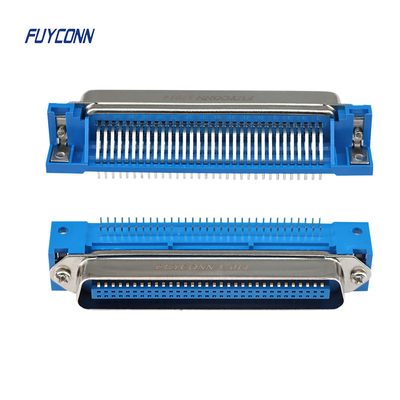 DIP Socket 64 Pin Mini Centronics Connector ชาย PCB มุมขวา