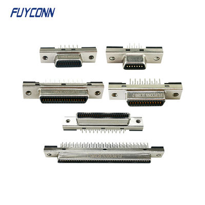 ขั้วต่อ PCB ตรง SCSI 100 พิน 68 พิน 50 พิน 36 พิน 20 พิน 14 พิน Female