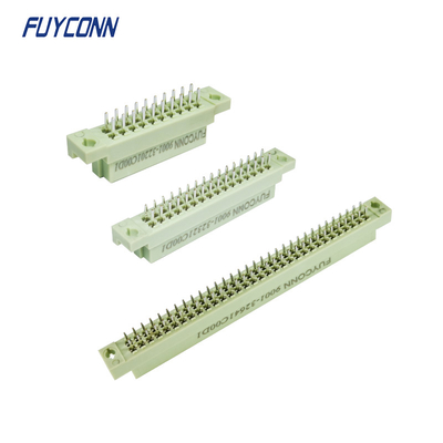 หญิงยูโร 2 แถว 20pin 32pin 64pin PCB DIN 41612 Connector ขั้วต่อแนวตั้ง