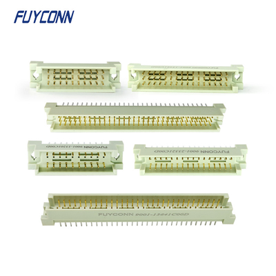 30pin 48pin 96pin 3 แถว DIN 41612 Connector ชายแนวตั้ง PCB Eurocard