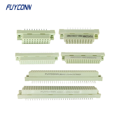 เครื่องเชื่อม PCB หญิง DIN 41612 เครื่องเชื่อม PCB ตรง Eurocard