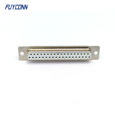 ขาเครื่องจักร D-SUB Connector หญิงบัดกรีคัพ 9 พิน 15 พิน 25 พิน 37 พิน