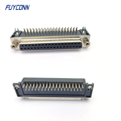 ขั้วต่อ D-SUB หญิง 37 พินขั้วต่อ PCB DB มุมขวา (9.4 มม.)